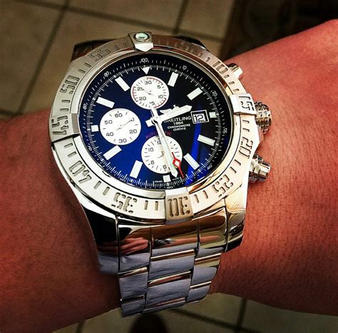 breitling 48mm on wrist|breitling super avenger 48 price.